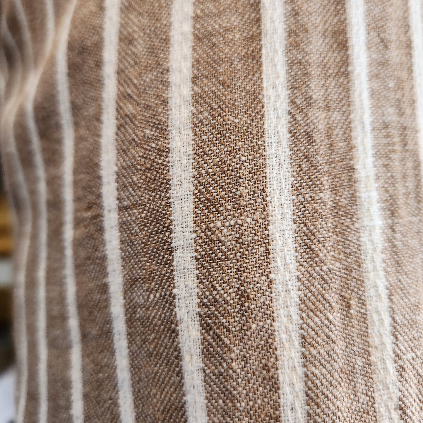 Pantalone uomo Buger lino rigato