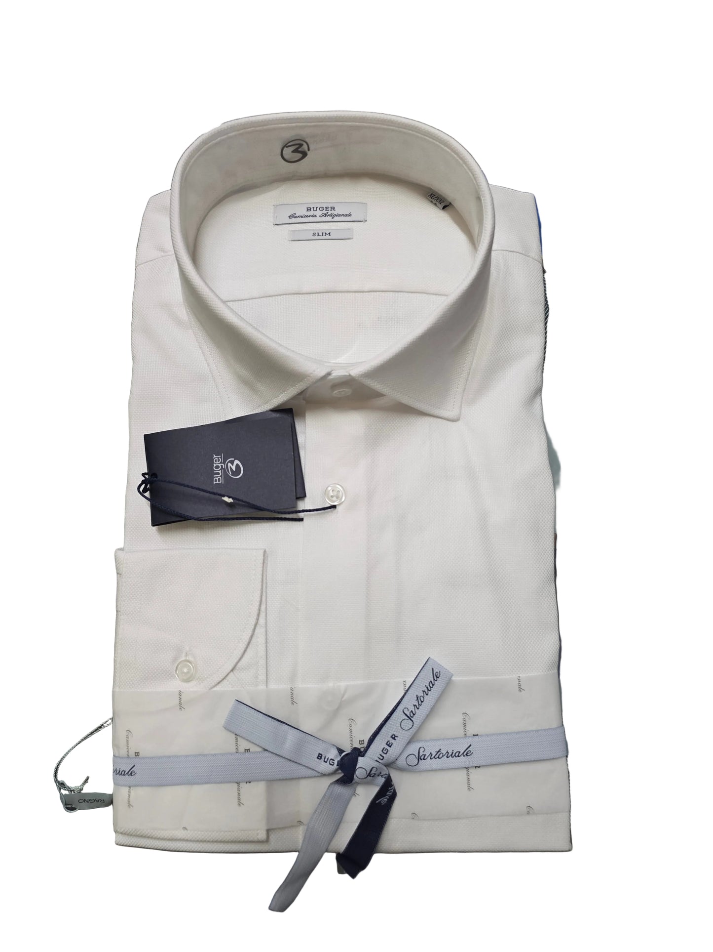 Camicia uomo Buger cotone manica lunga art.240 slim