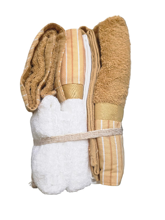 Asciugamani Biancoperla Vinci set 4pz (2+2)