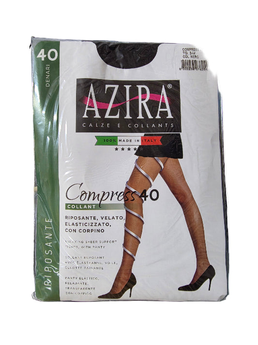 Collant donna Azira compress 40 den riposanti