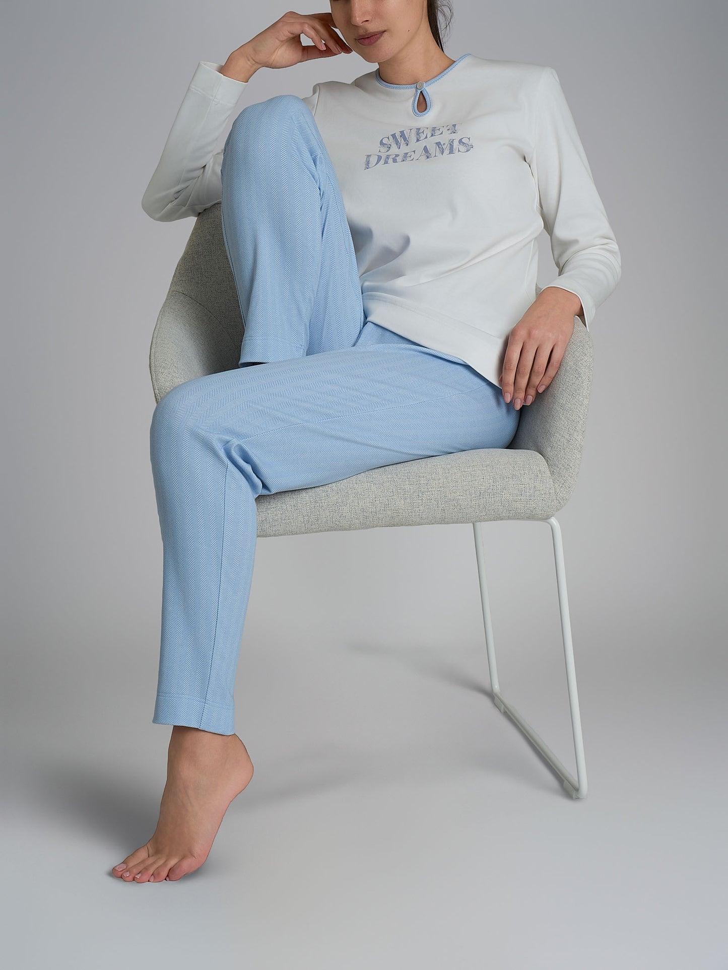 Pigiama donna Ragno caldo cotone serafino DR56N1