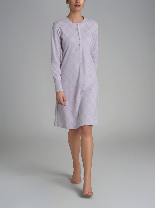 Camicia da notte donna Ragno caldo cotone DR67NK serafino