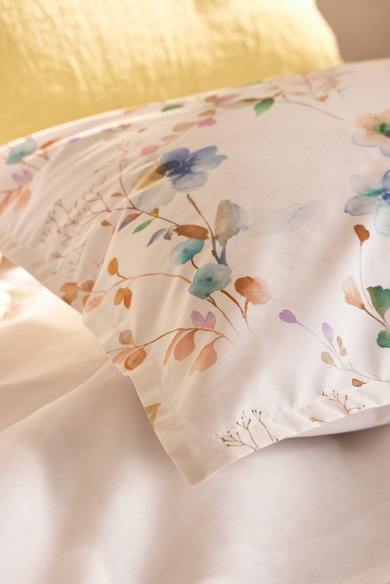 Lenzuola Biancoperla matrimoniale Eko Flores floreale