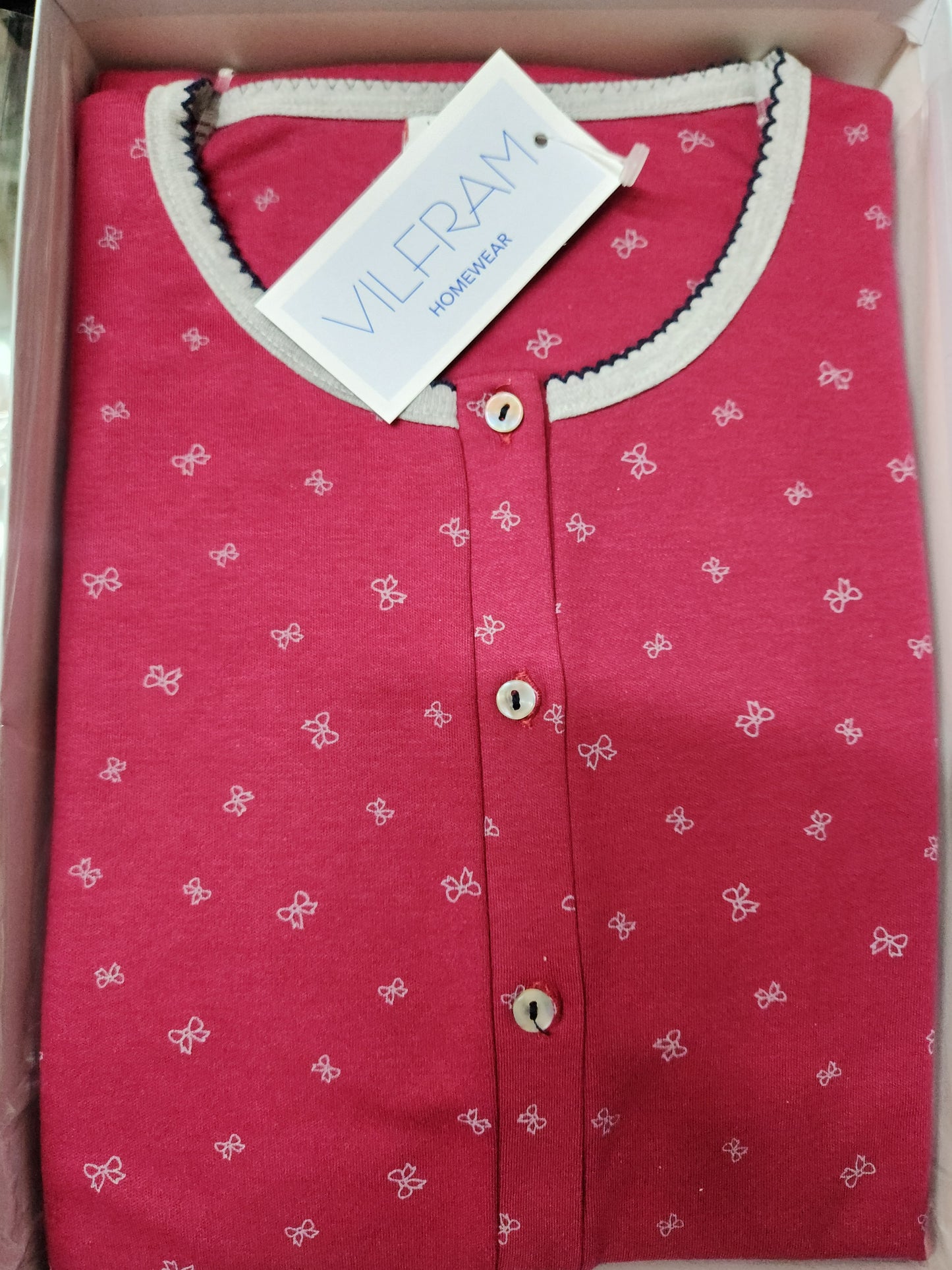 Pigiama Vilfram donna caldo cotone art. 51133