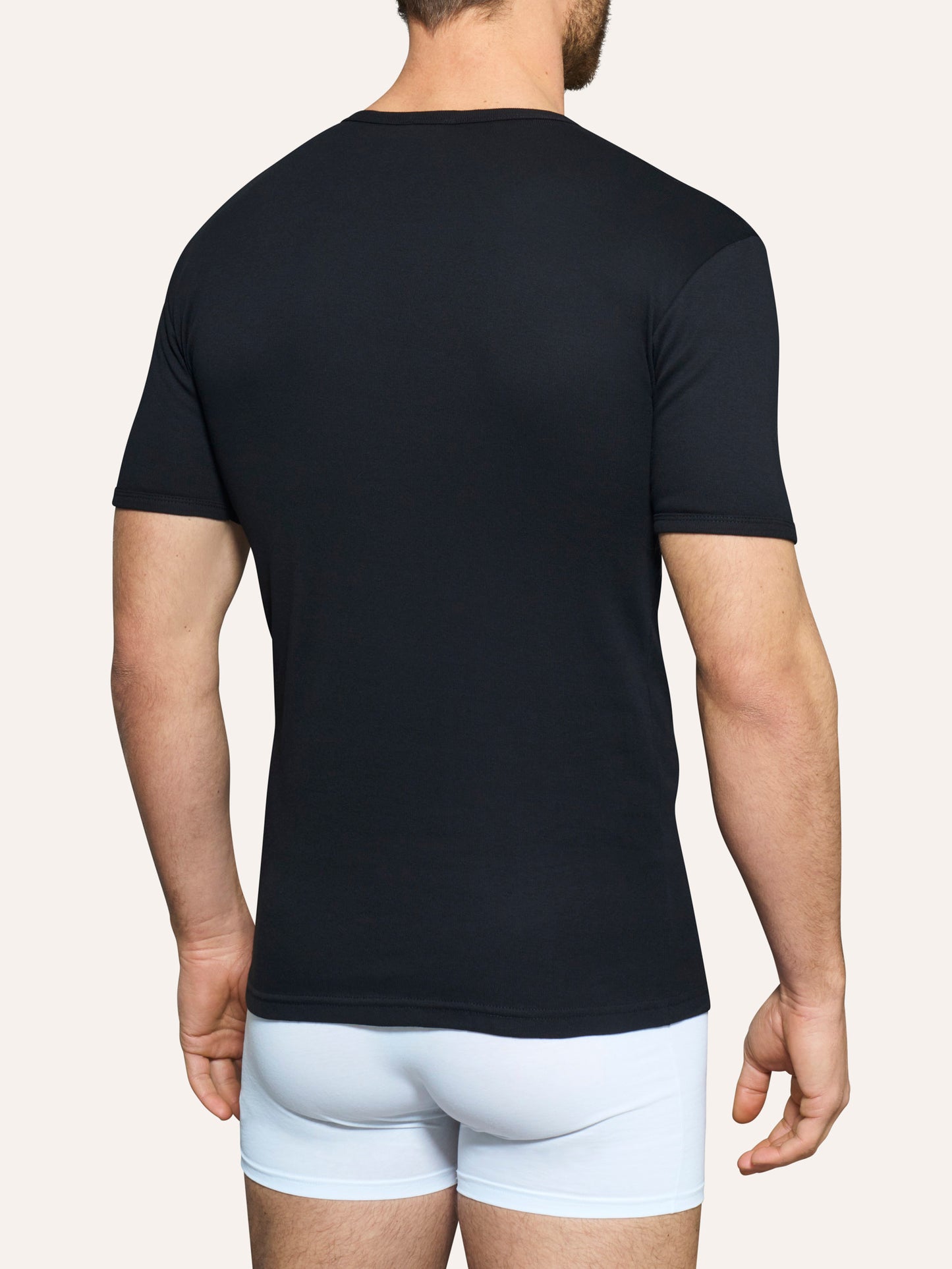 Maglia intima uomo Ragno caldo cotone U801A7 girocollo manica corta