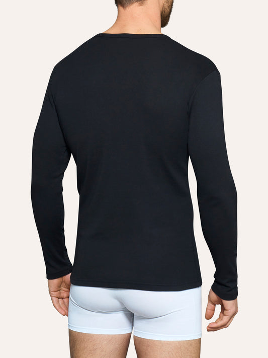 Maglia intima uomo Ragno caldo cotone U801A9 girocollo manica lunga