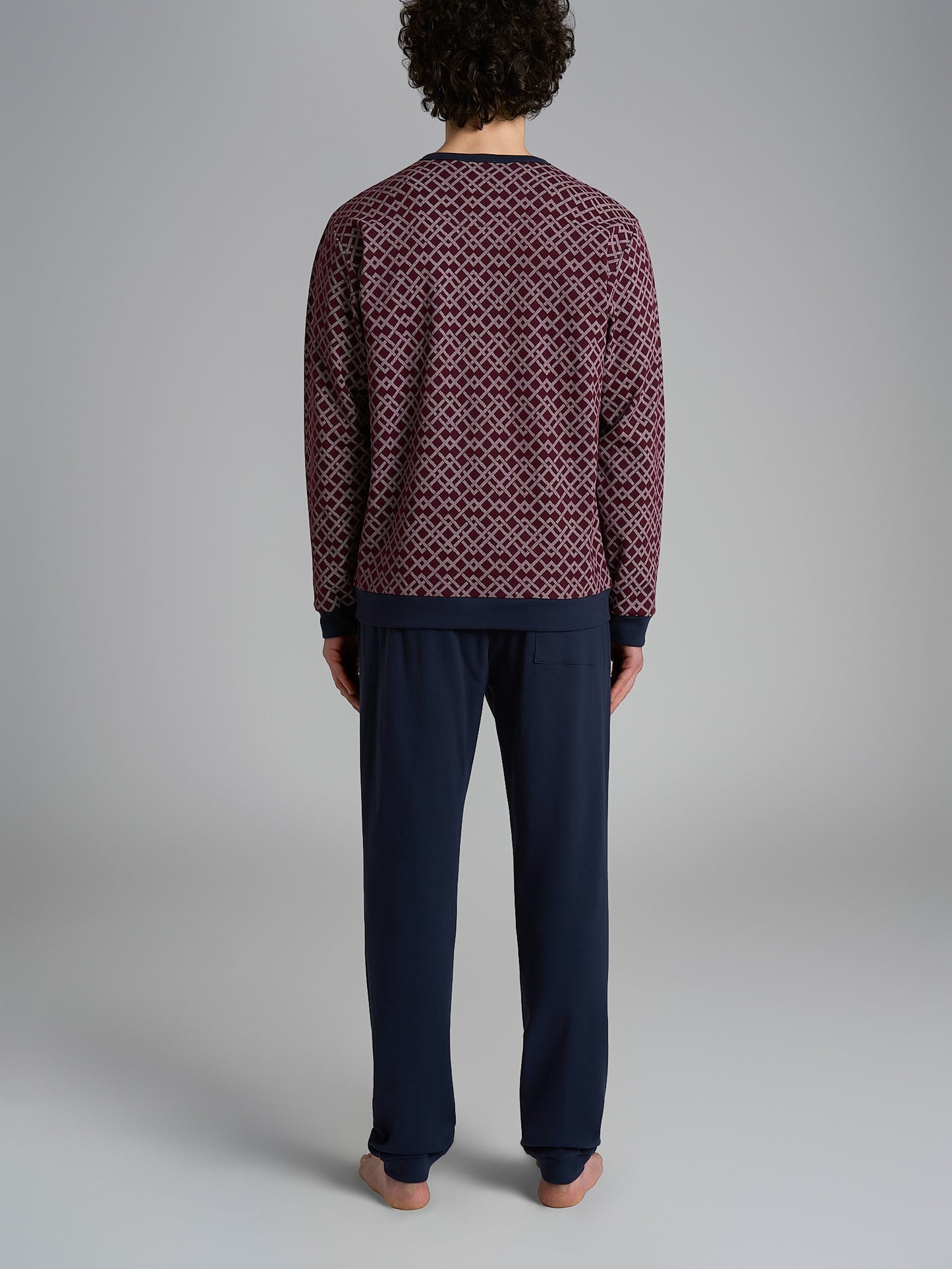 Pigiama uomo Ragno caldo cotone serafino U989N1