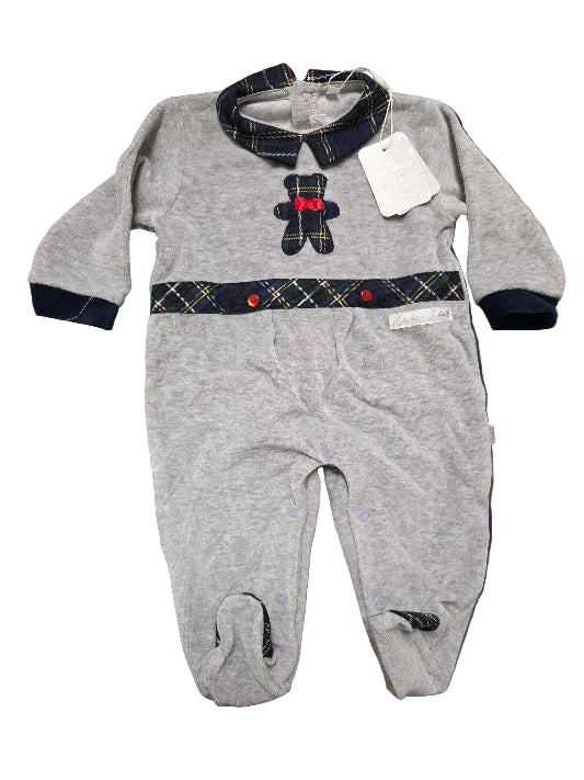 Tutina neonato Nazareno Gabrielli ciniglia NG-2110 DIS. 7