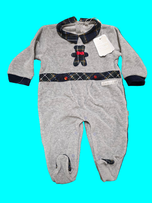 Tutina neonato Nazareno Gabrielli ciniglia NG-2110 DIS. 7