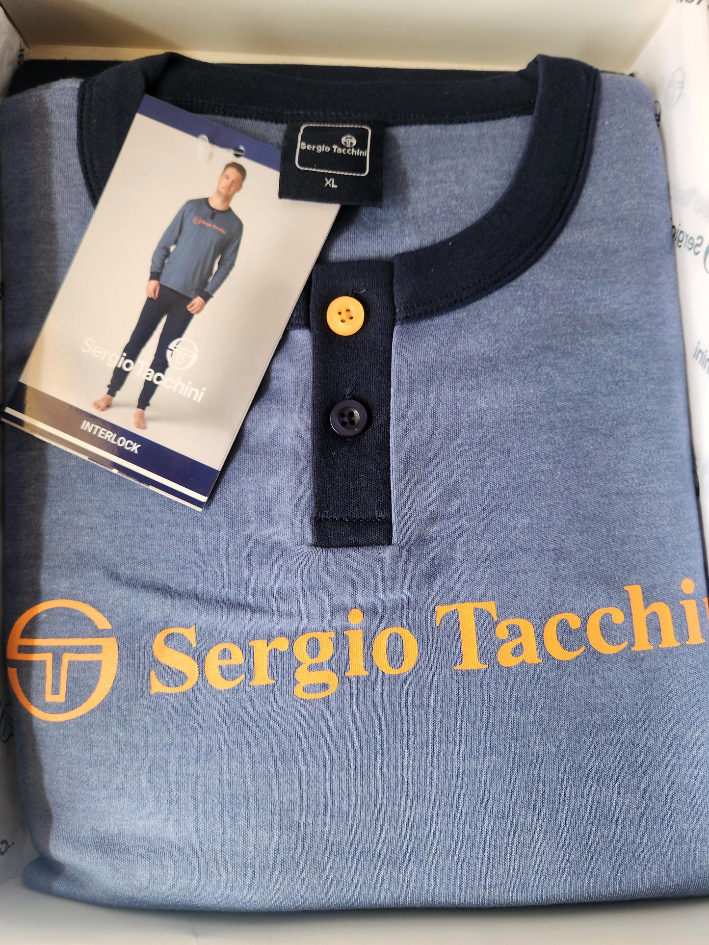 Pigiama Sergio Tacchini uomo caldo cotone art 2004