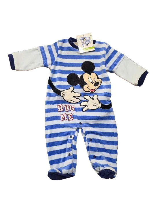 Tutina neonato ciniglia Disney Topolino