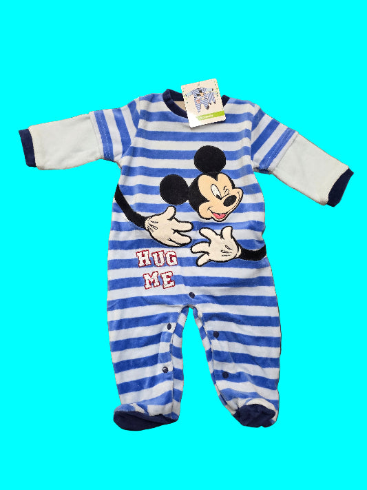 Tutina neonato ciniglia Disney Topolino