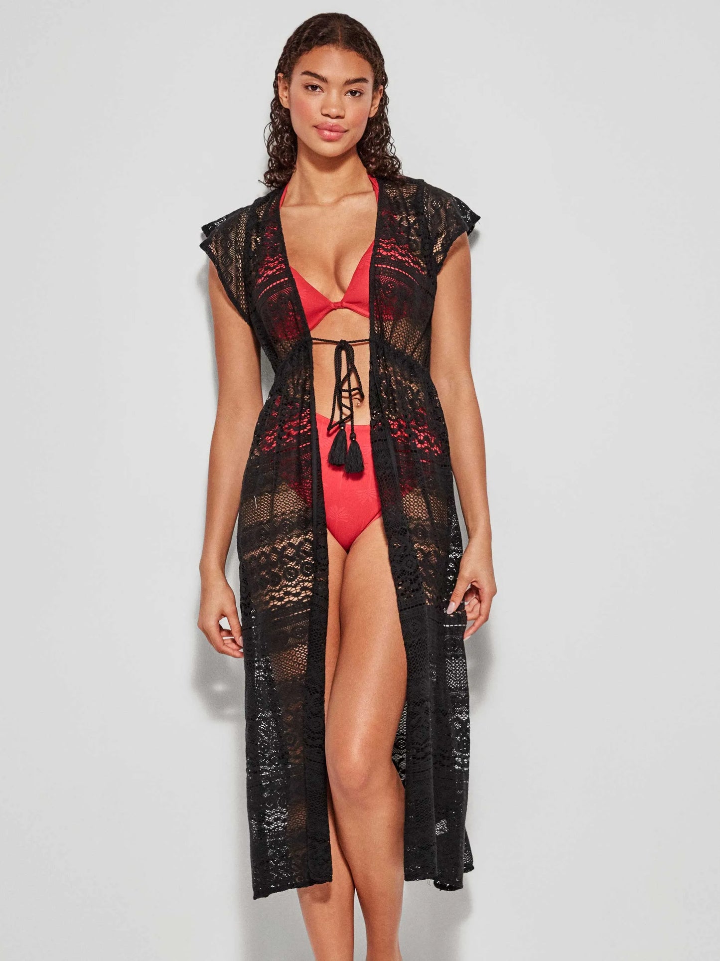 Vestito copricostume donna Gisela in pizzo