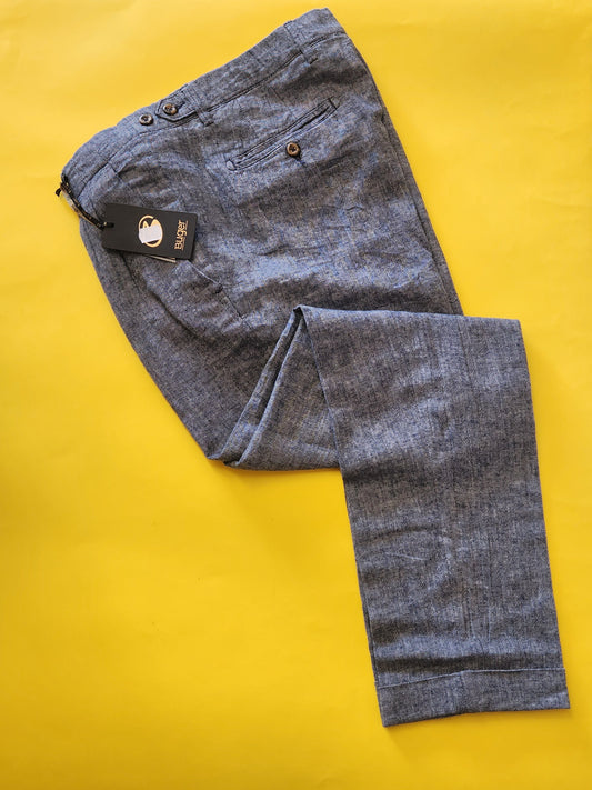 Pantalone uomo Buger lino spigato