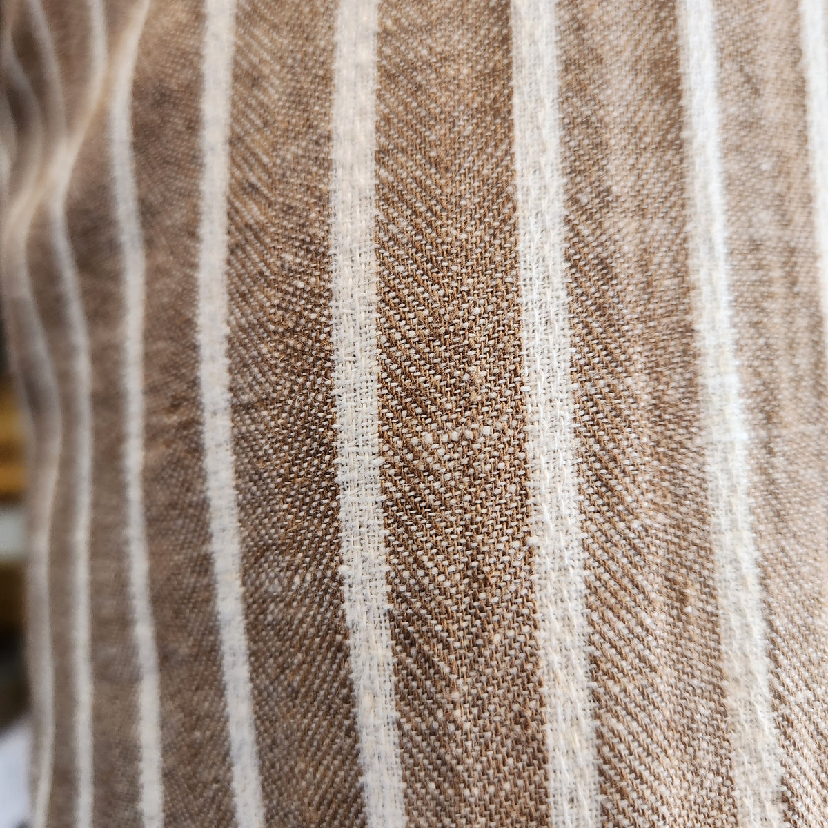 Pantalone uomo Buger lino rigato