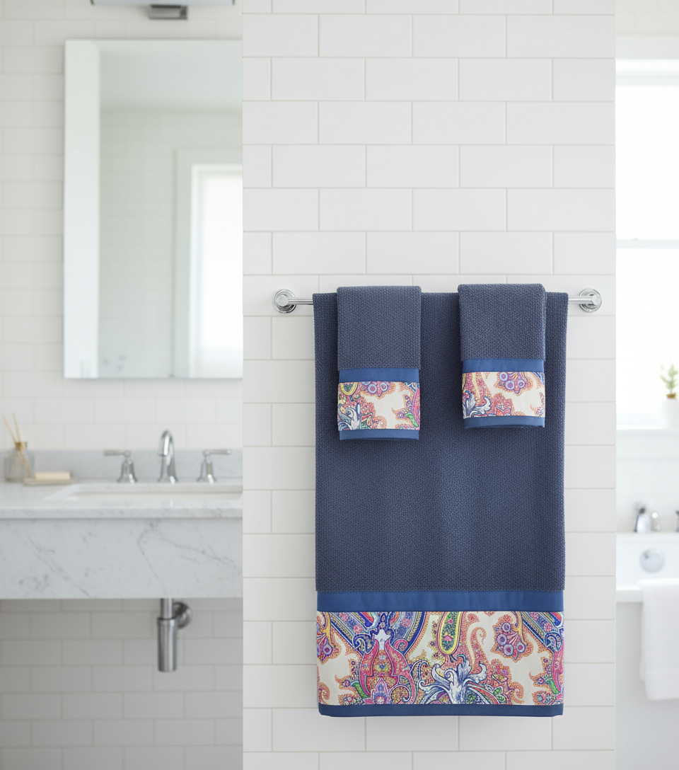 Asciugamani Biancoperla mod. Persia 4pz (2+2)