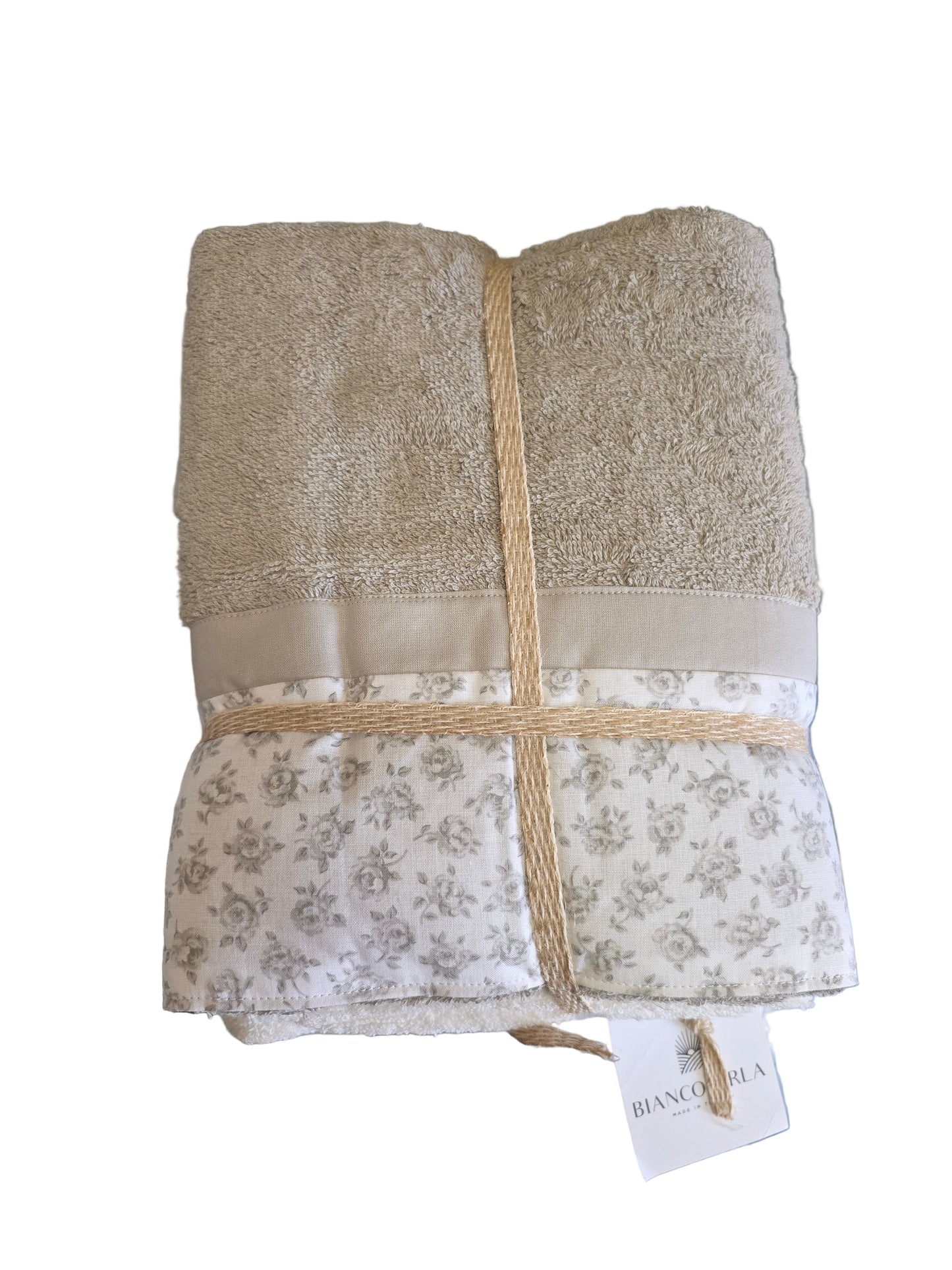 Asciugamani Biancoperla 4pz (2+2) mod. Primula