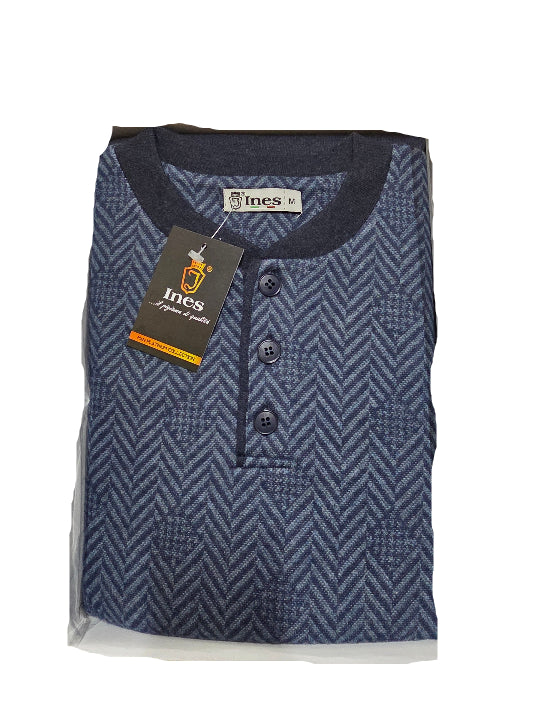 Pigiama uomo Ines caldo cotone jaquard