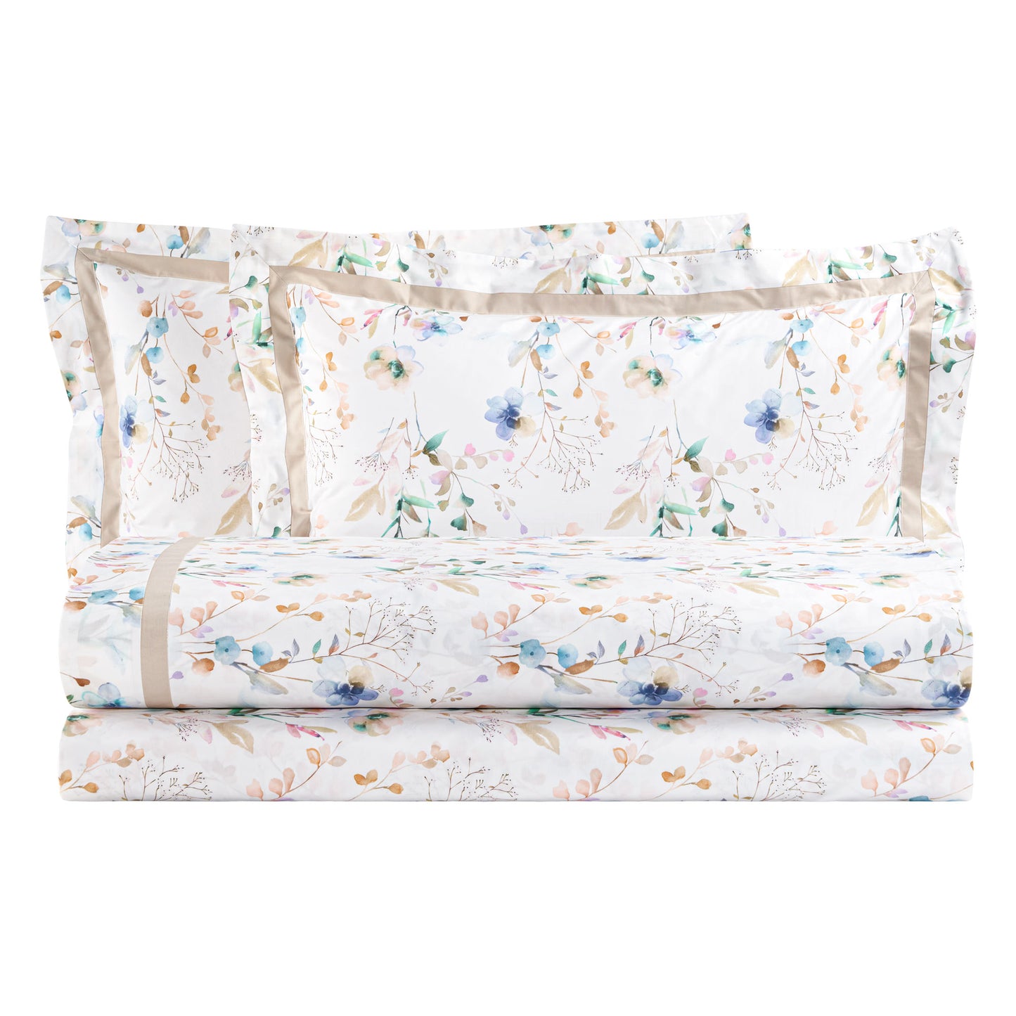 Lenzuola Biancoperla matrimoniale Flores floreale