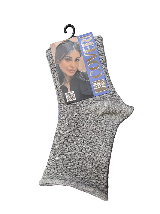 Calzino donna Coveri corto caldo cotone Elisa