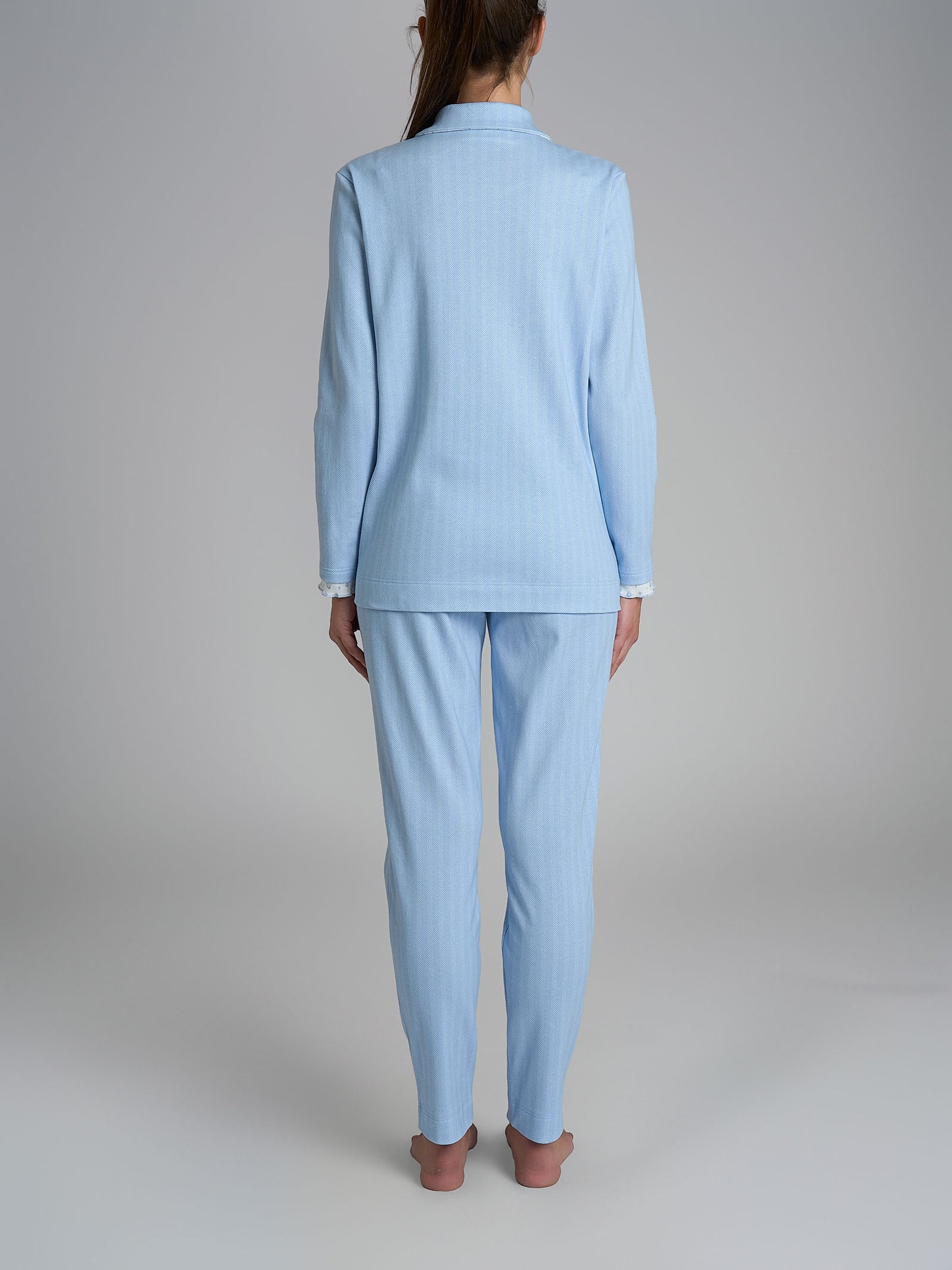 Pigiama donna caldo cotone Ragno aperto DR57N7