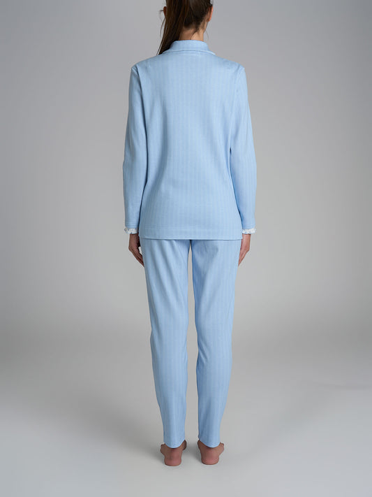 Pigiama donna caldo cotone Ragno aperto DR57N7
