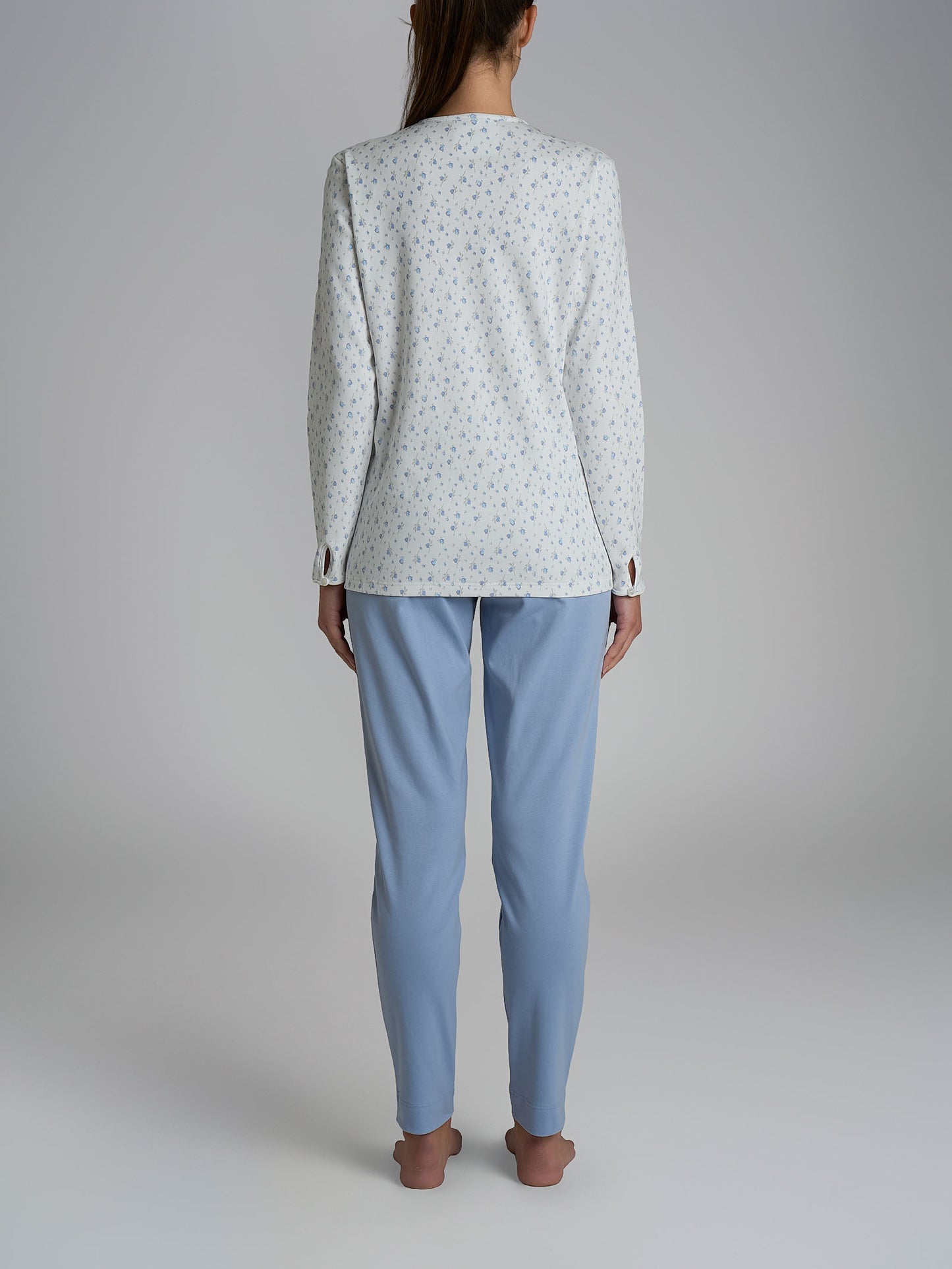 Pigiama donna Ragno caldo cotone DR63N1 serafino