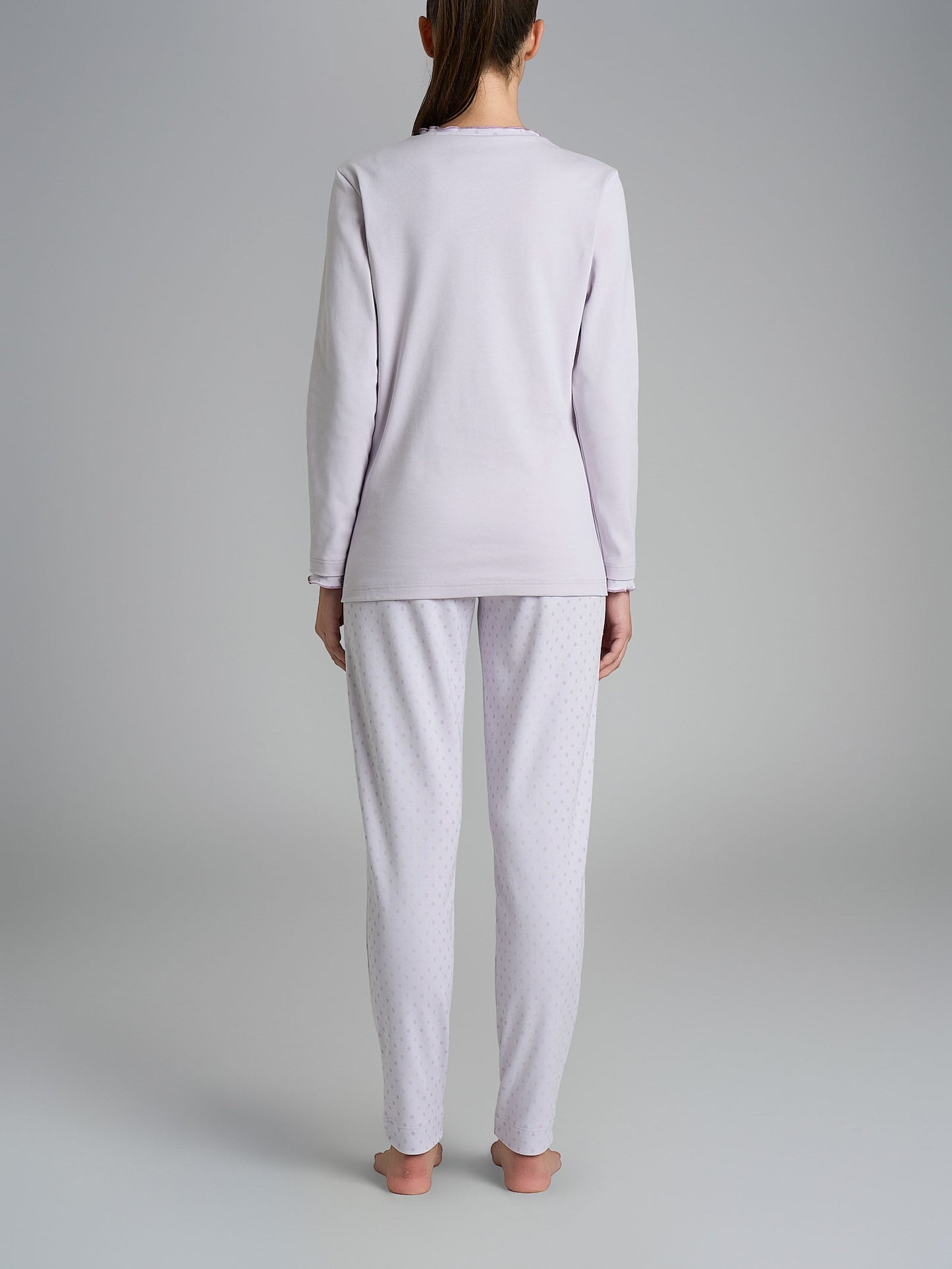 Pigiama donna Ragno caldo cotone DR66N1 serafino