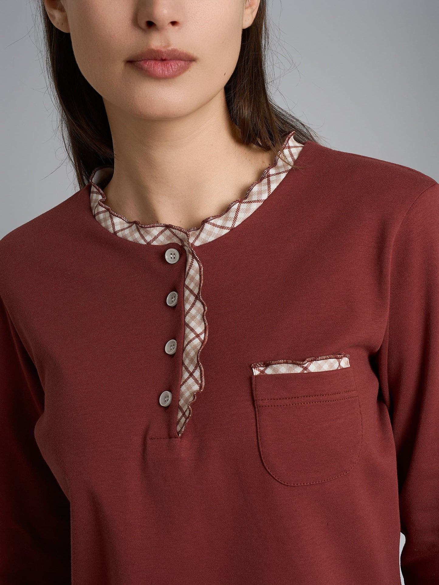 Pigiama donna Ragno caldo cotone DR66N1 serafino