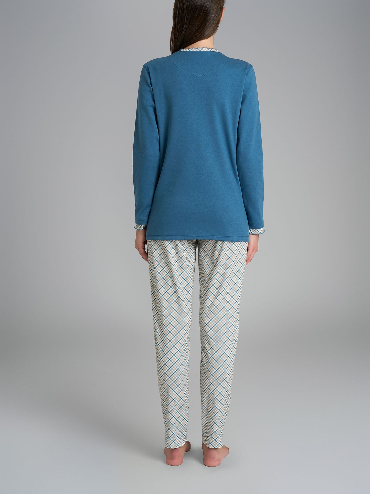 Pigiama donna Ragno caldo cotone DR66N1 serafino