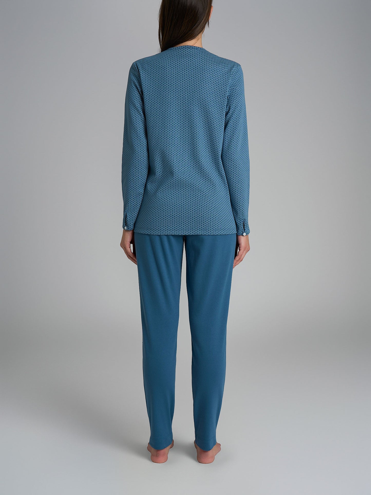 Pigiama donna Ragno caldo cotone DR67N1 serafino