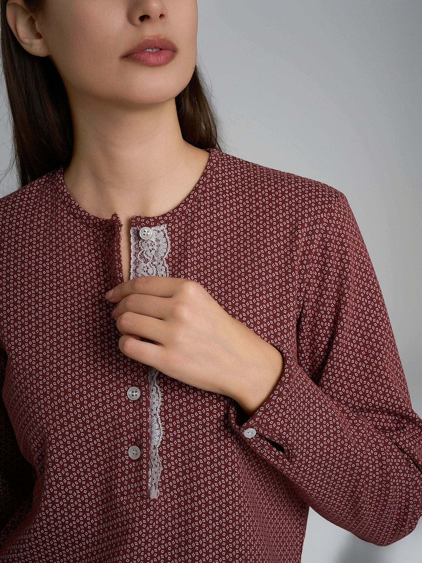 Pigiama donna Ragno caldo cotone DR67N1 serafino