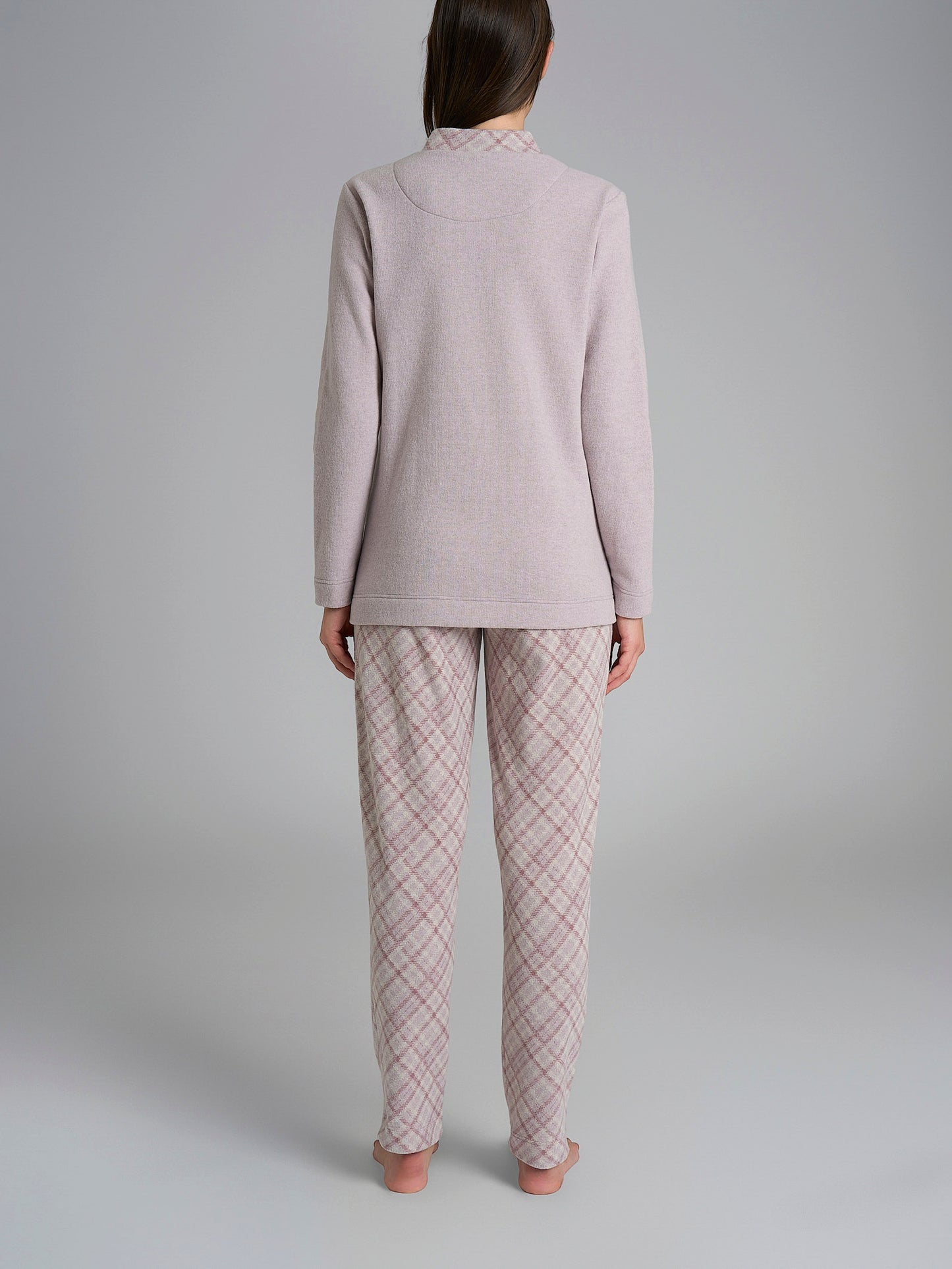 Pigiama donna Ragno caldo cotone eco Pile DR91N1 serafino