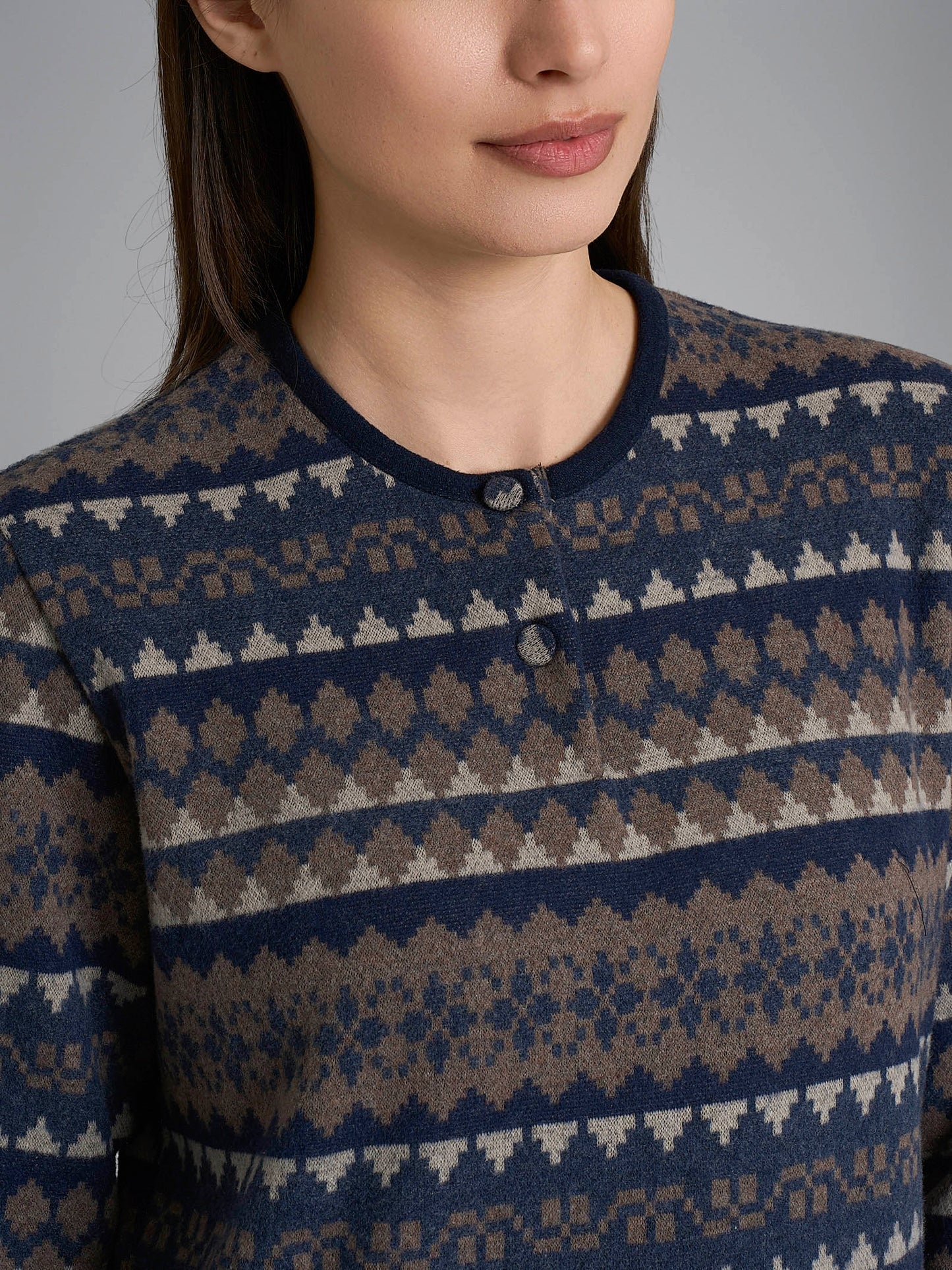 Pigiama donna Ragno eco Pile DR92N1 tutto stampa serafino