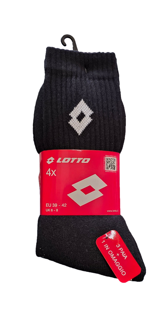 Calzino uomo Lotto corto tennis cotone conf. da 4PZ