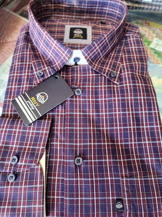 Camicia Ryn uomo manica lunga cotone art.Ronny
