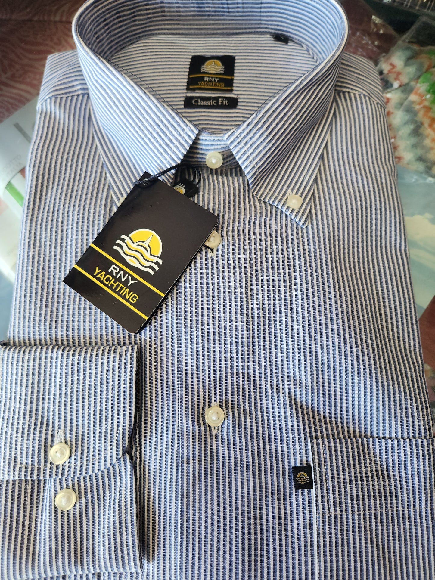 Camicia Rny uomo manica lunga cotone art. Roger