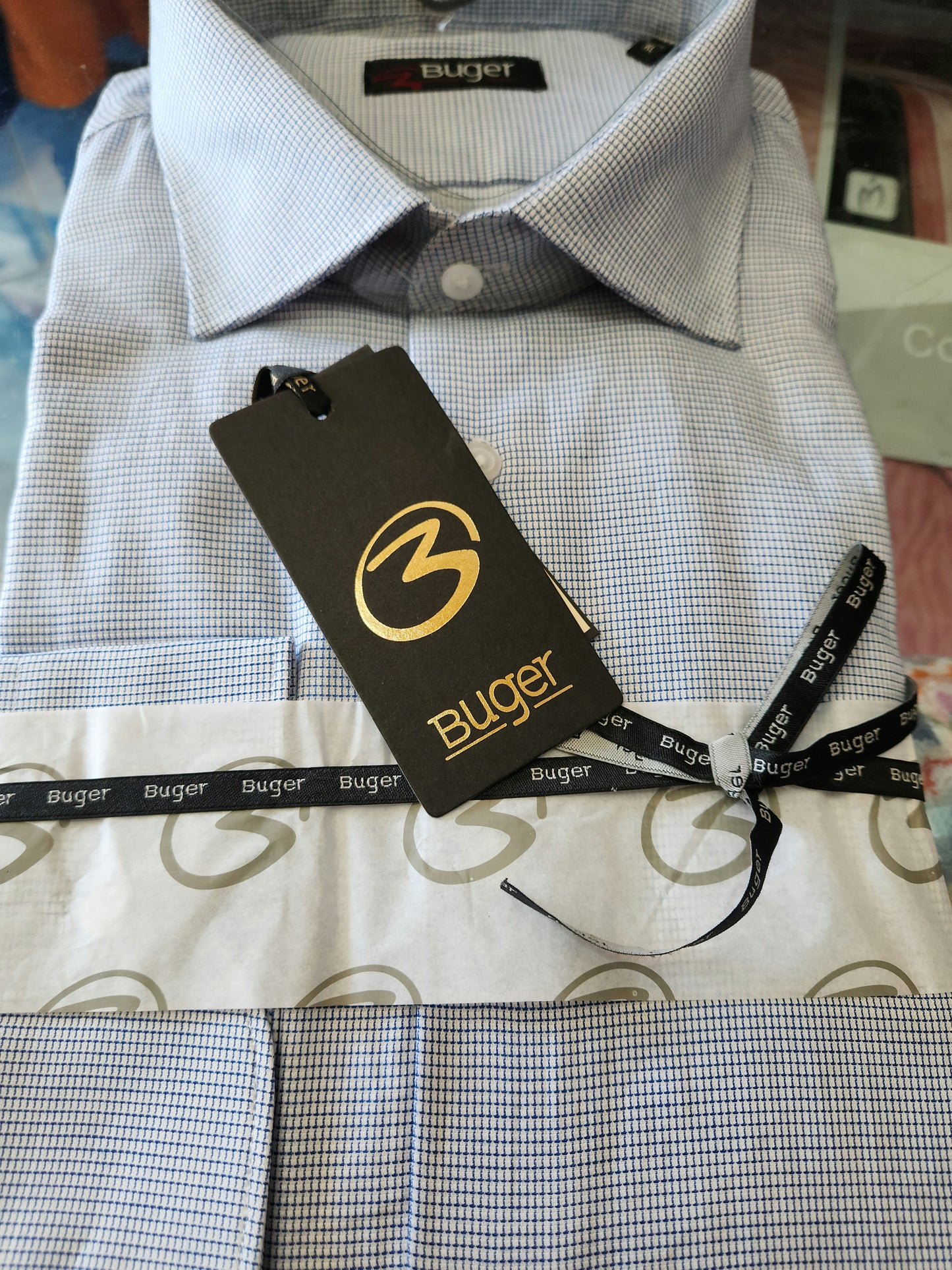 Camicia Buger uomo manica lunga art. PE2024