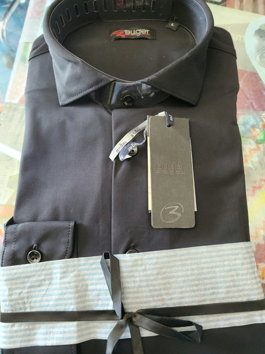 Camicia Buger  uomo manica lunga elastica art. A23