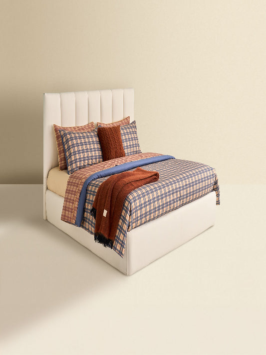 Lenzuola matrimoniali Biancoperla mod. Lennon percalle