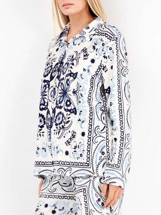 Pigiama donna Gisela Paisley invernale fantasia 2/20317