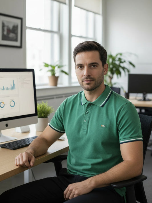 Polo uomo Re del mare manica corta