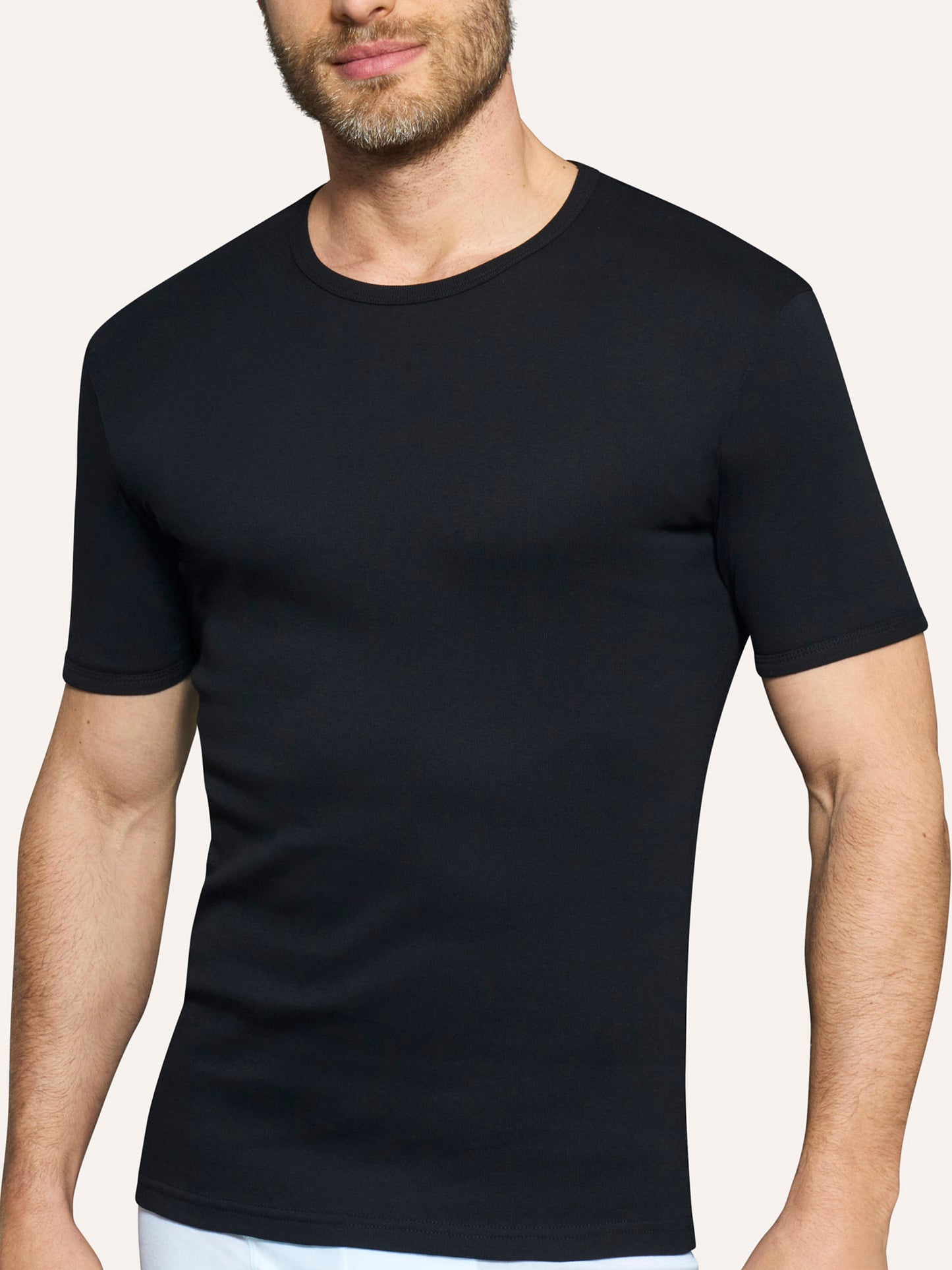 Maglia intima uomo Ragno caldo cotone U801A7 girocollo manica corta