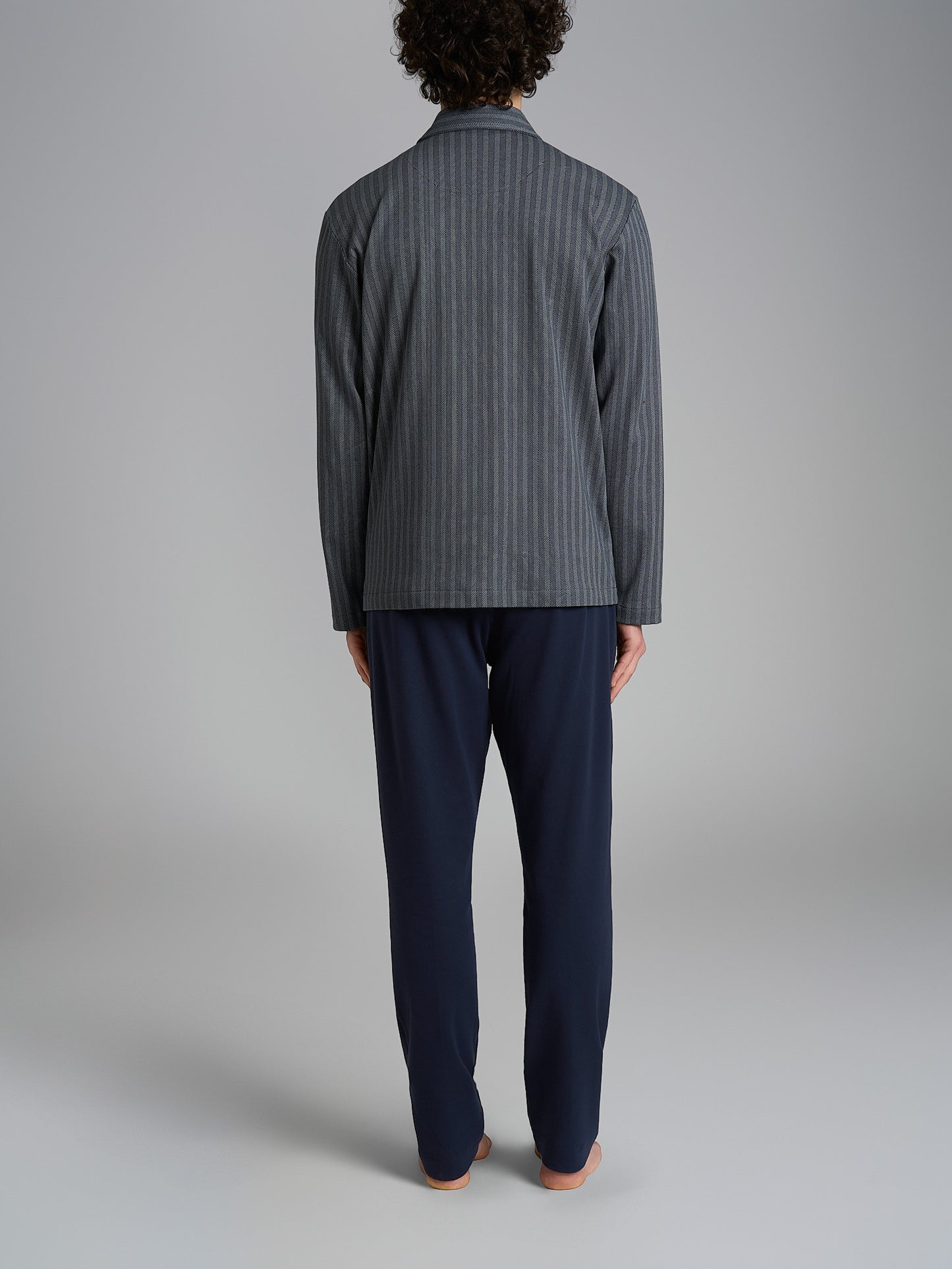 Pigiama uomo Ragno aperto  caldo cotone U961N7