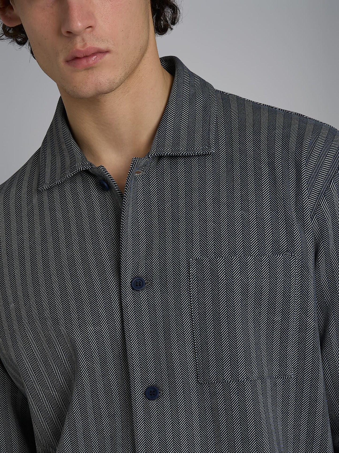 Pigiama uomo Ragno aperto  caldo cotone U961N7