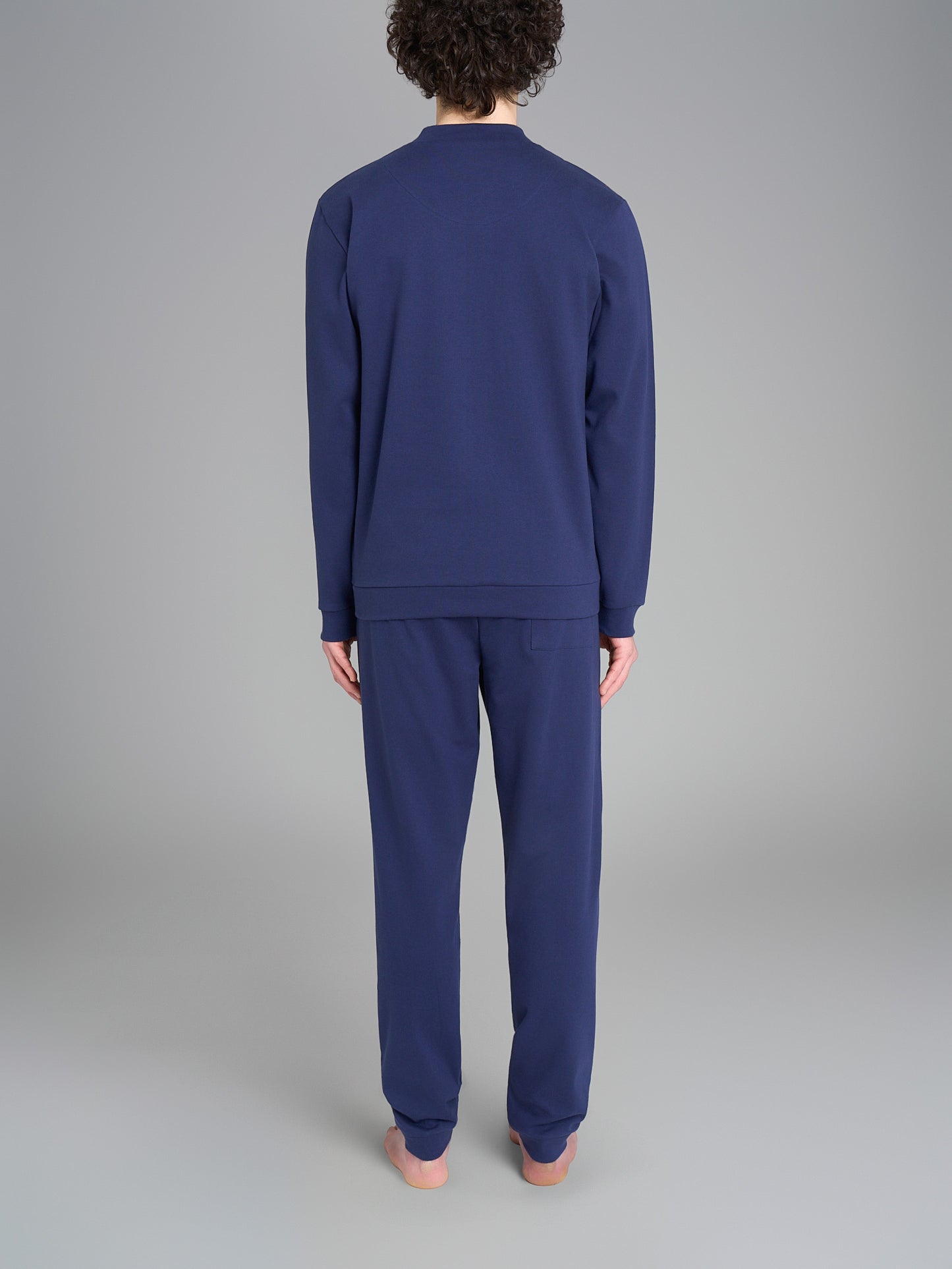 Pigiama uomo ragno caldo cotone scollo a V U962N2