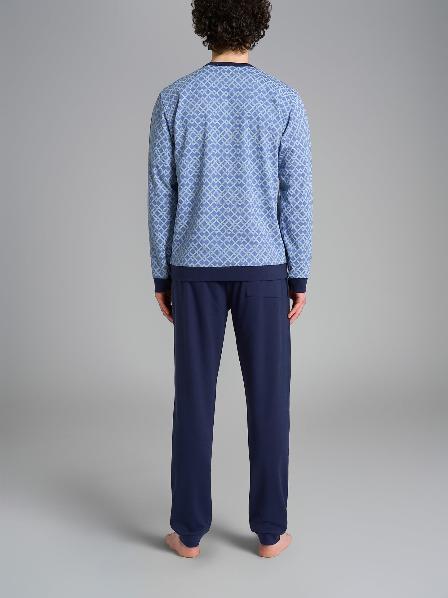 Pigiama uomo Ragno caldo cotone serafino U989N1