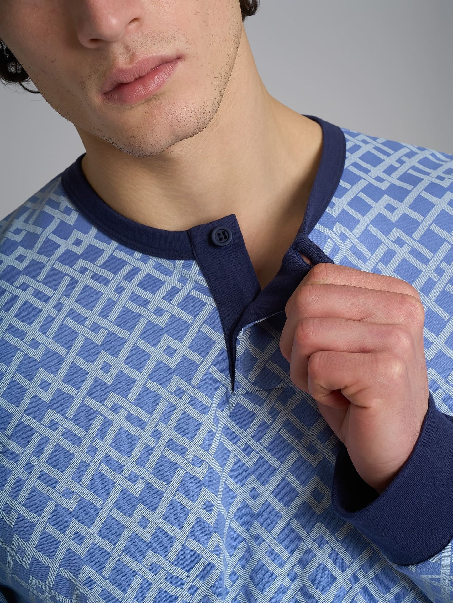 Pigiama uomo Ragno caldo cotone serafino U989N1