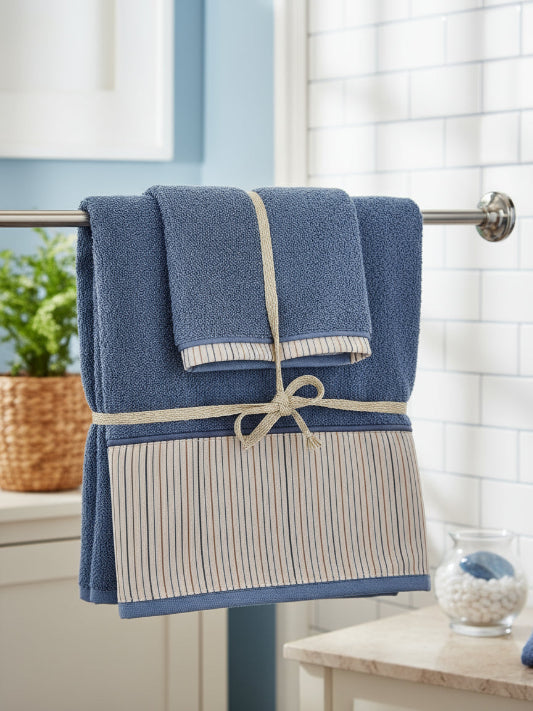 Asciugamani Biancoperla mod. Garis (2+2)