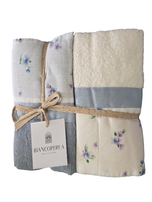 Asciugamani Biancoperla 2+2 Gelsomino